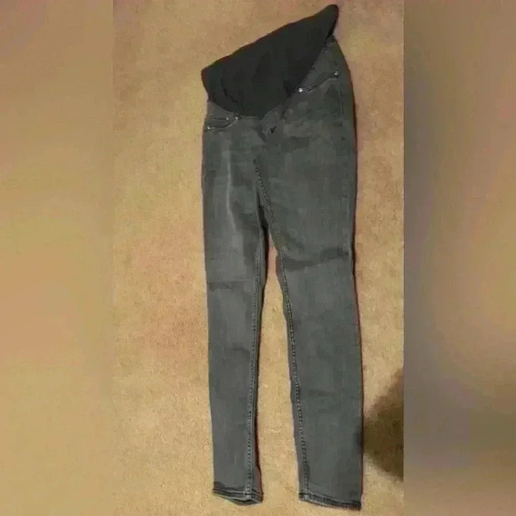 Maternity gray jeans size L - Picture 1 of 3